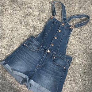 Denim overalls